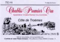Chablis - Côte de Troëmes